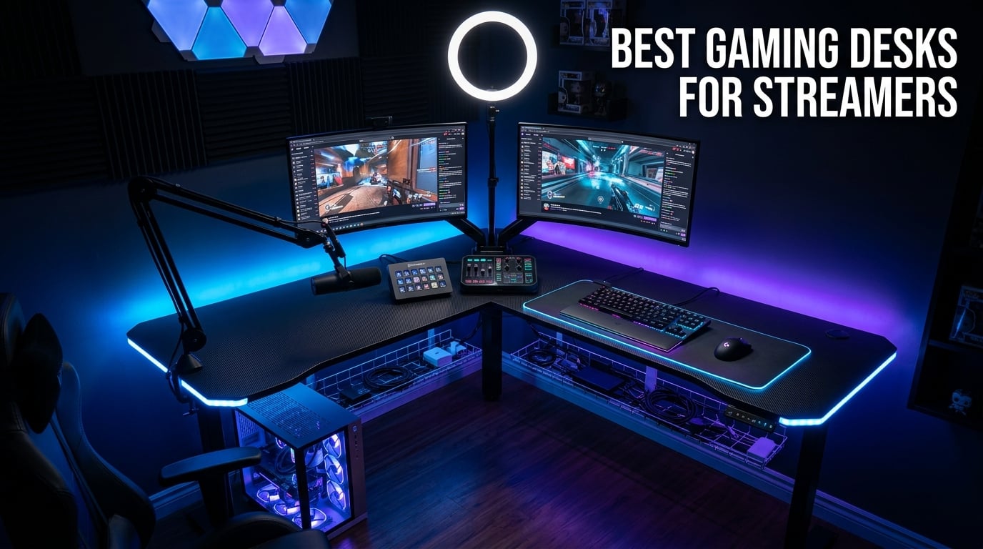 best gaming desks for streamers