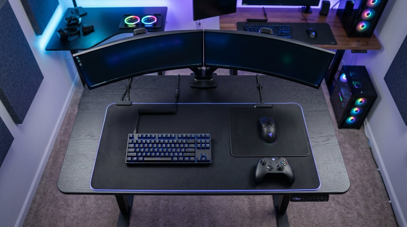 best electric standing desks for gaming