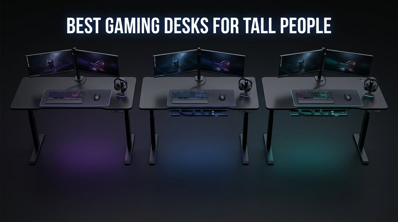 best gaming desks for tall people