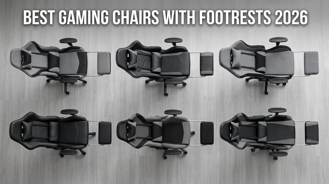 best gaming chairs with footrests
