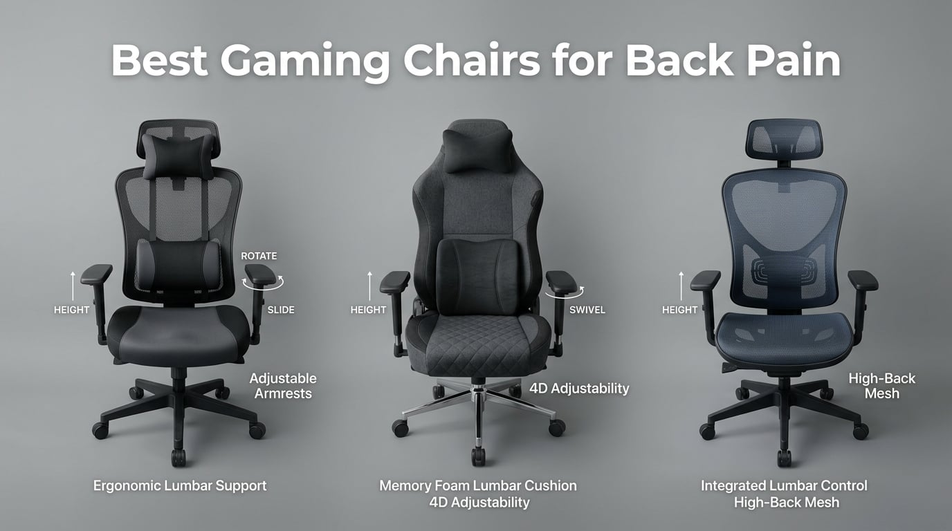 best gaming chairs for back pain