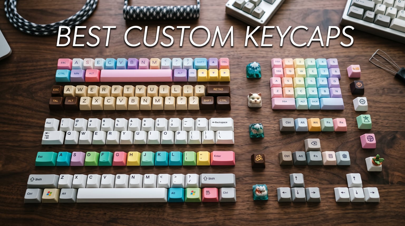 best custom keycaps