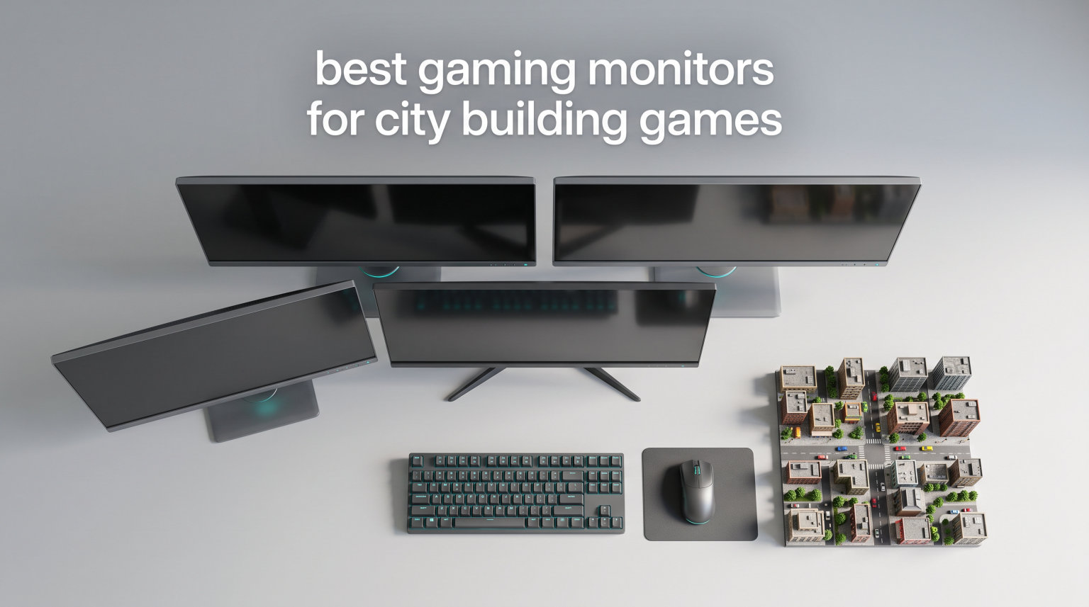 best gaming monitors for city building games