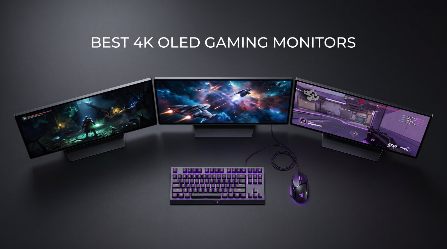 best 4K OLED gaming monitors
