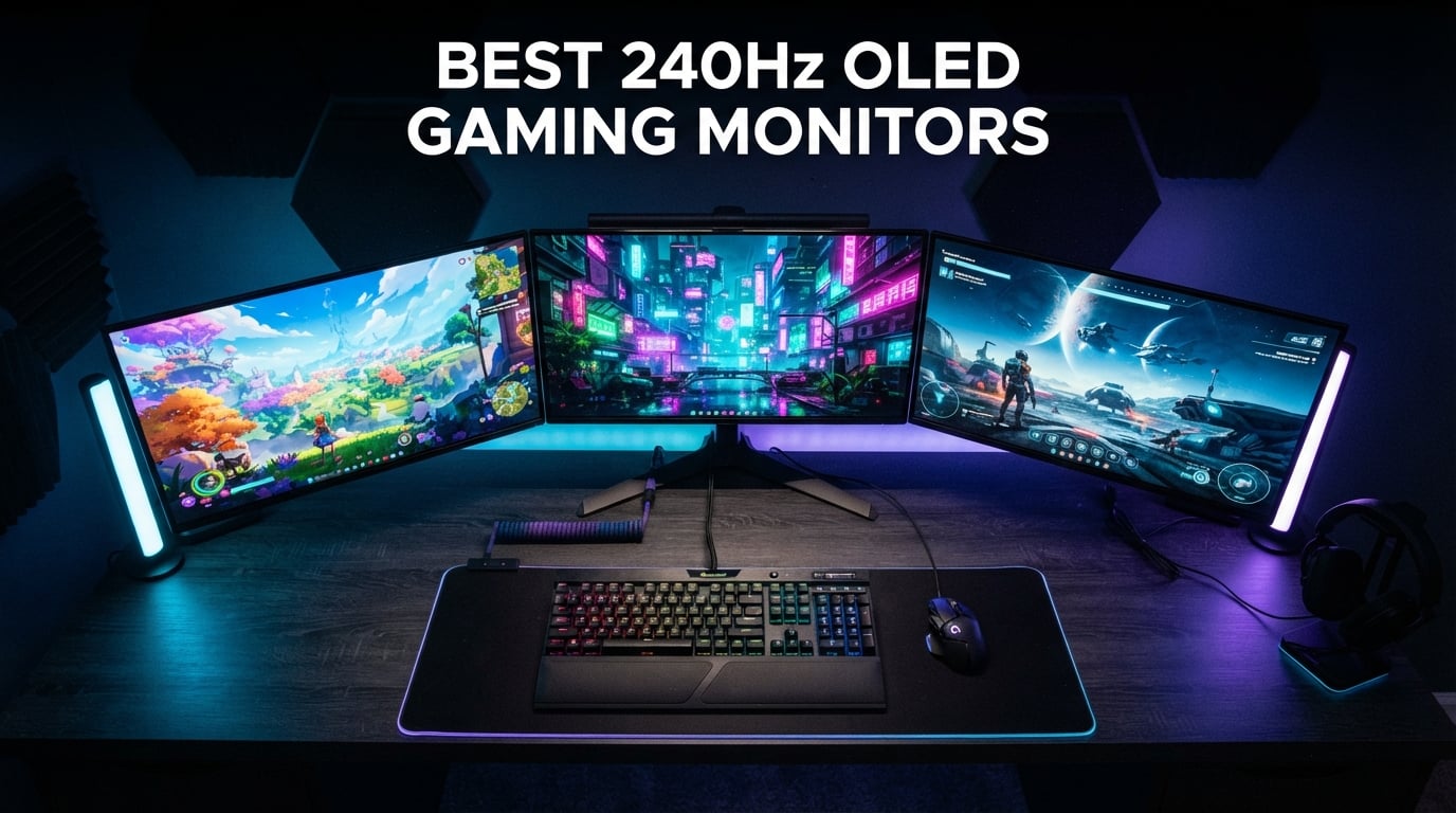 best 240Hz OLED gaming monitors