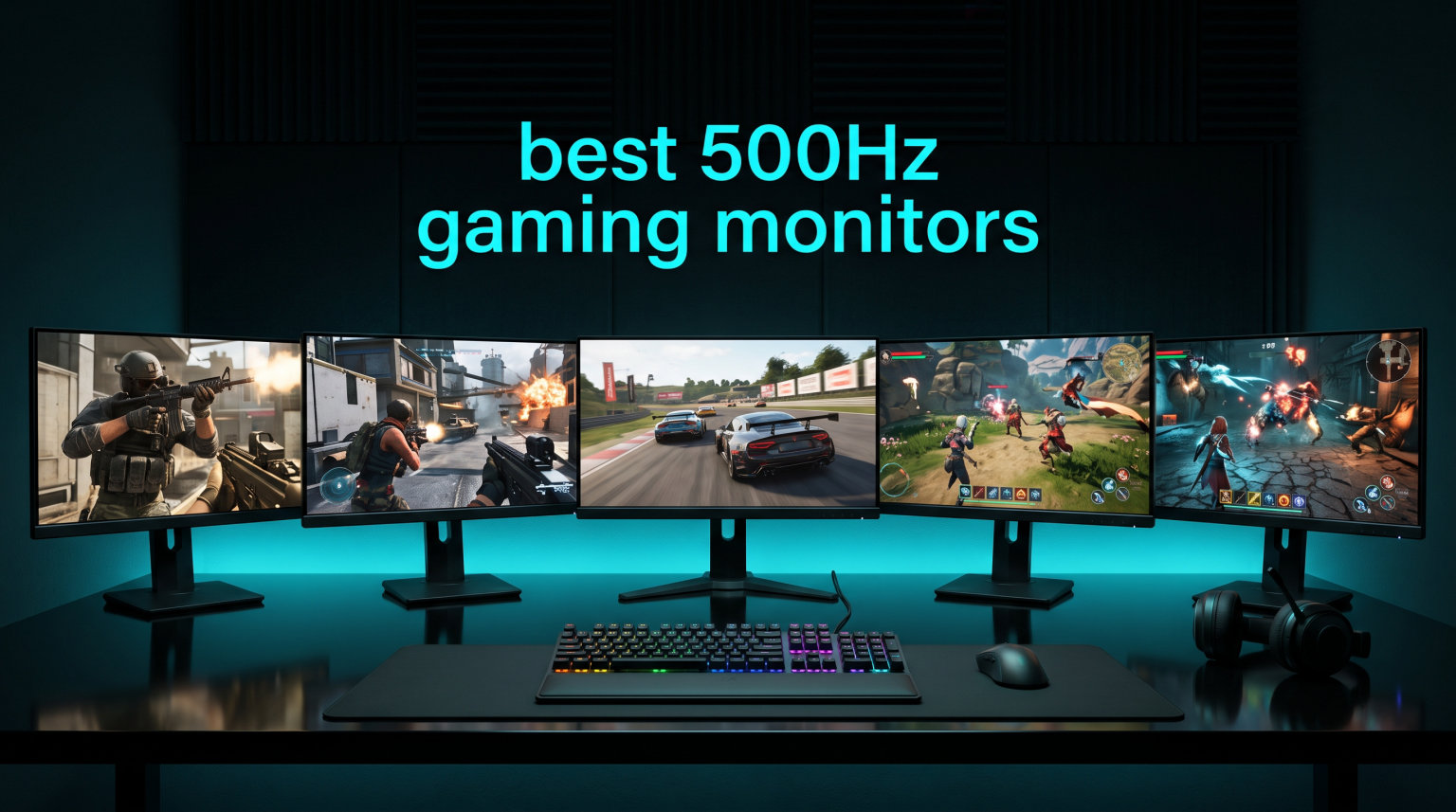 best 500Hz gaming monitors