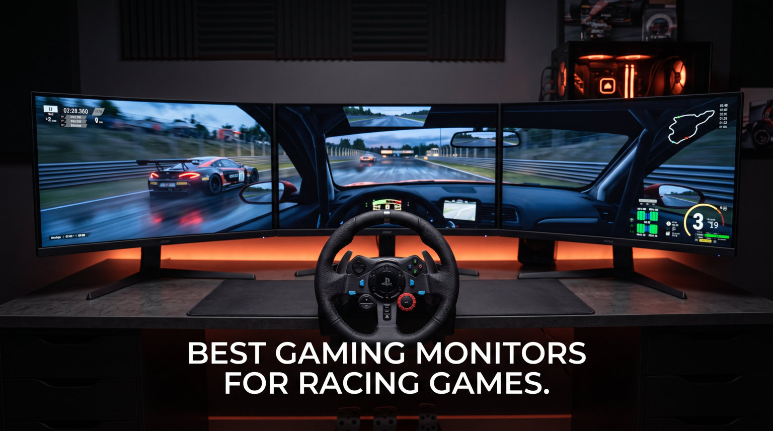 best gaming monitors for racing games