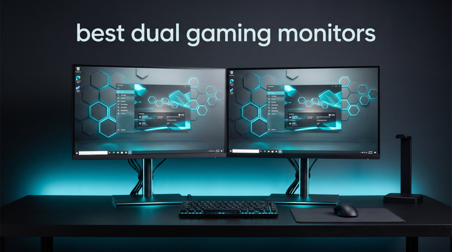 best dual gaming monitors