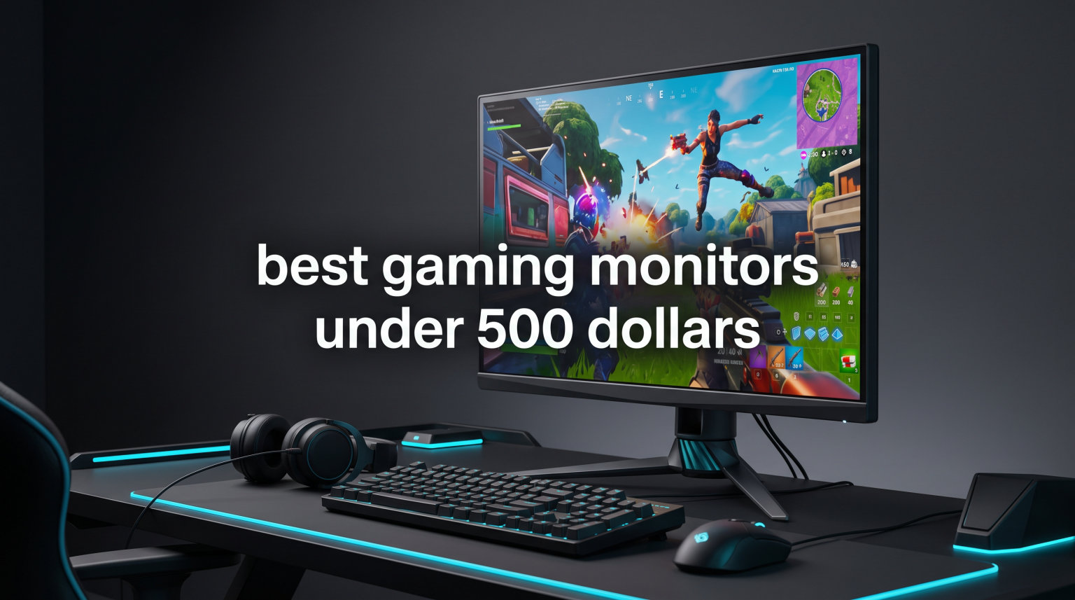 best gaming monitors under 500 dollars