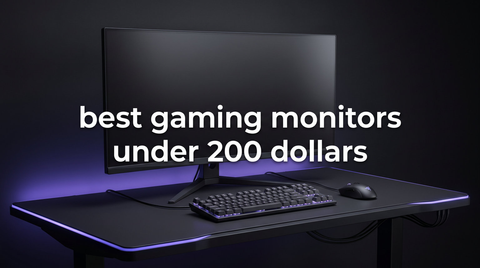 best gaming monitors under 200 dollars