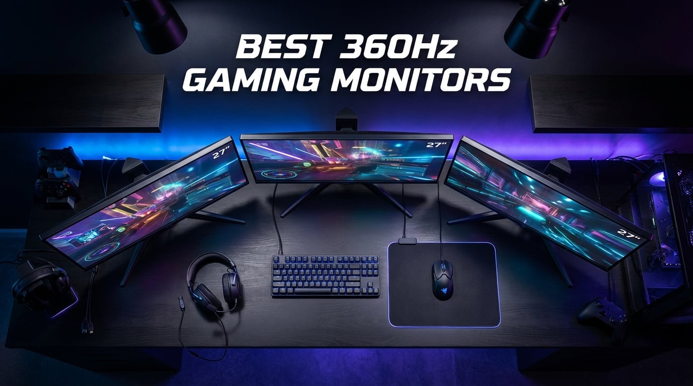 best 360Hz gaming monitors