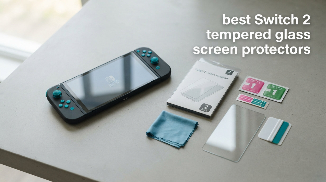 best Switch 2 tempered glass screen protectors