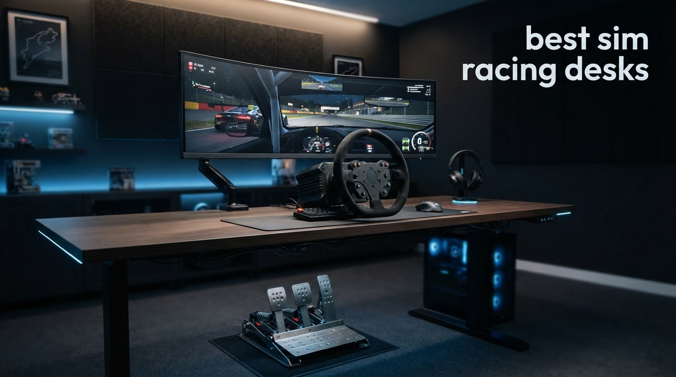 best sim racing desks
