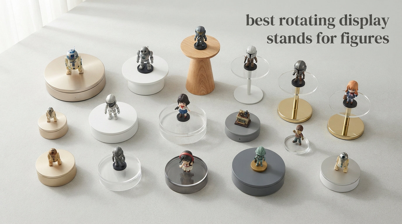 best rotating display stands for figures
