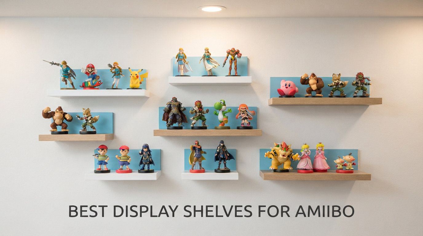 best display shelves for amiibo