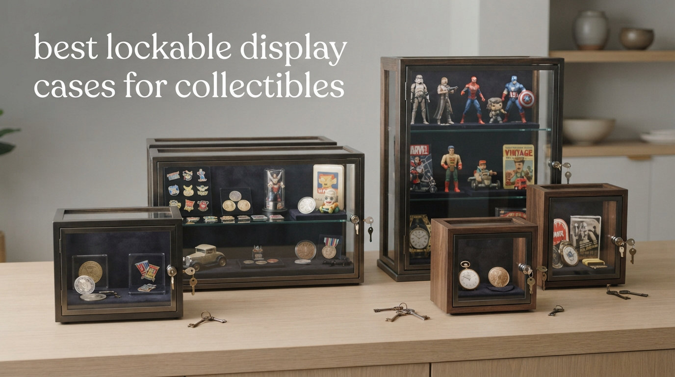 best lockable display cases for collectibles