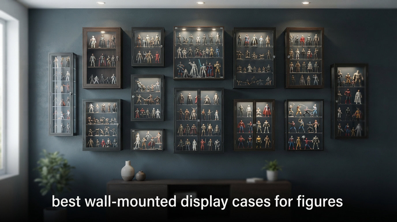 best wall-mounted display cases for figures