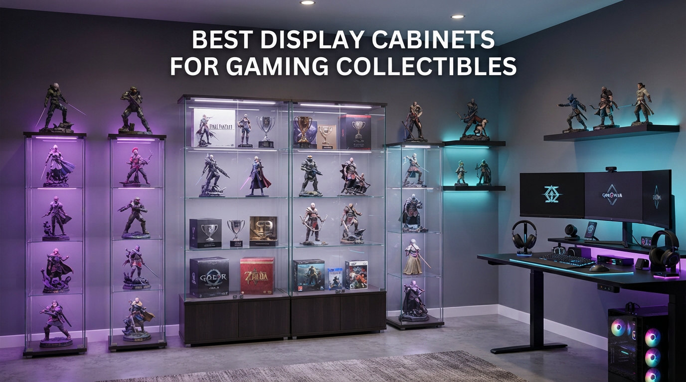 best display cabinets for gaming collectibles