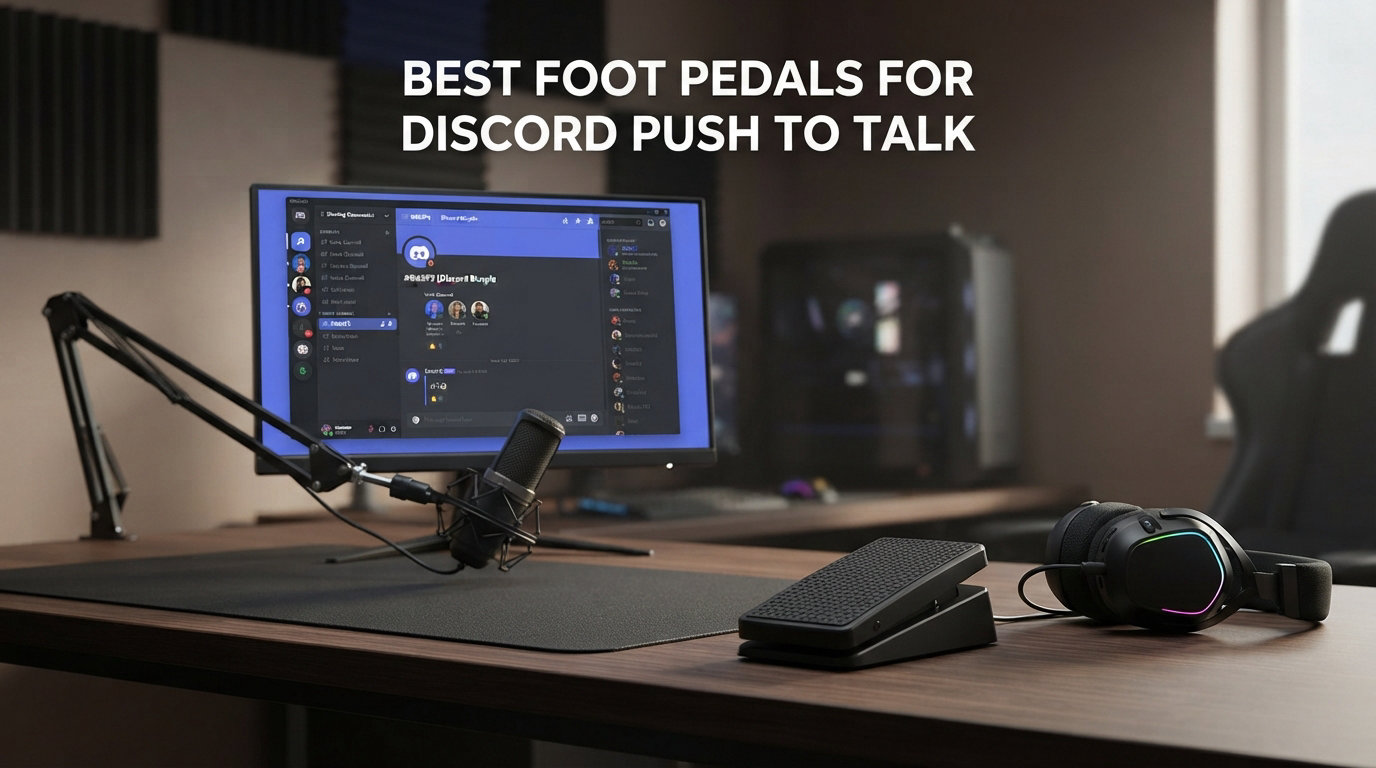 best foot pedals for Discord push to talk