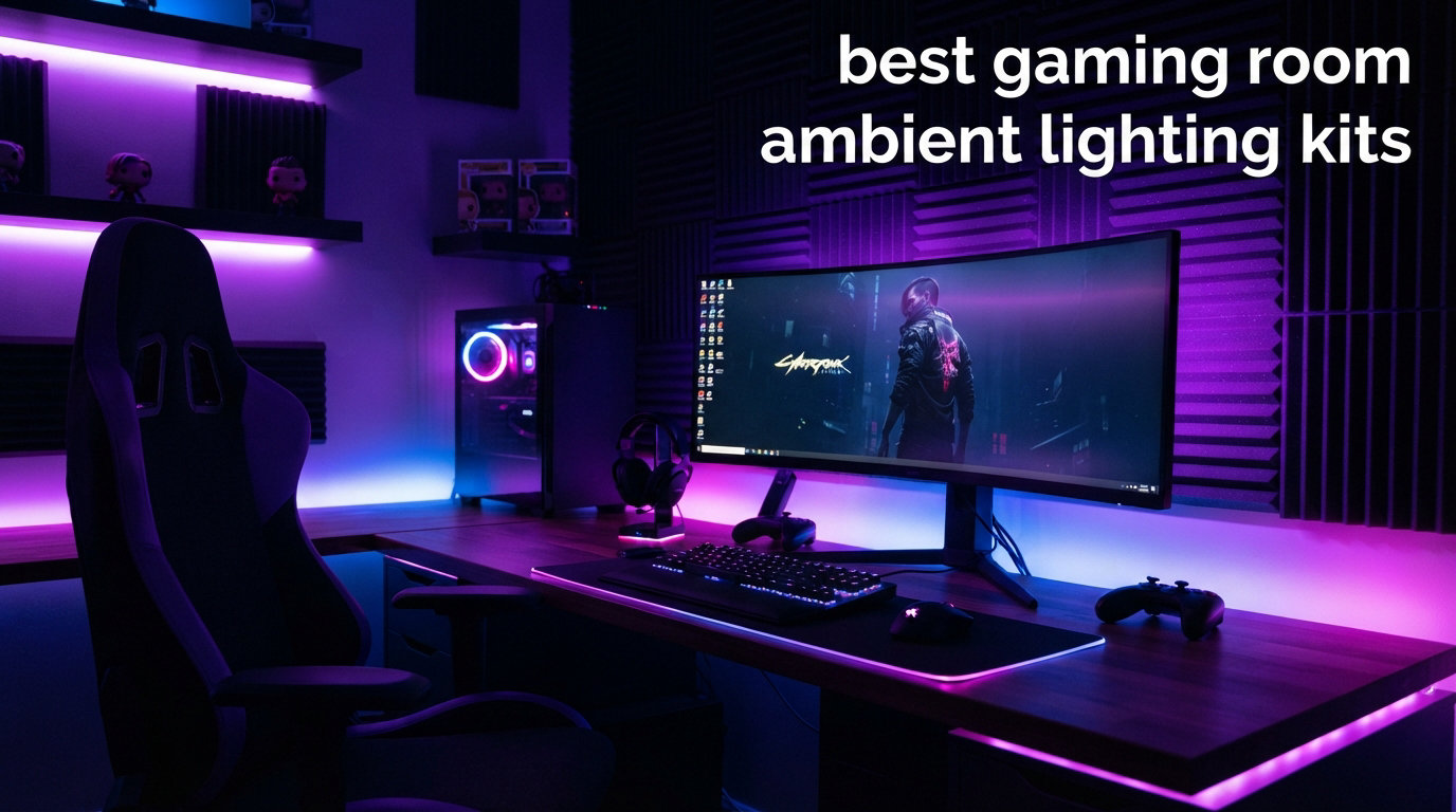 best gaming room ambient lighting kits