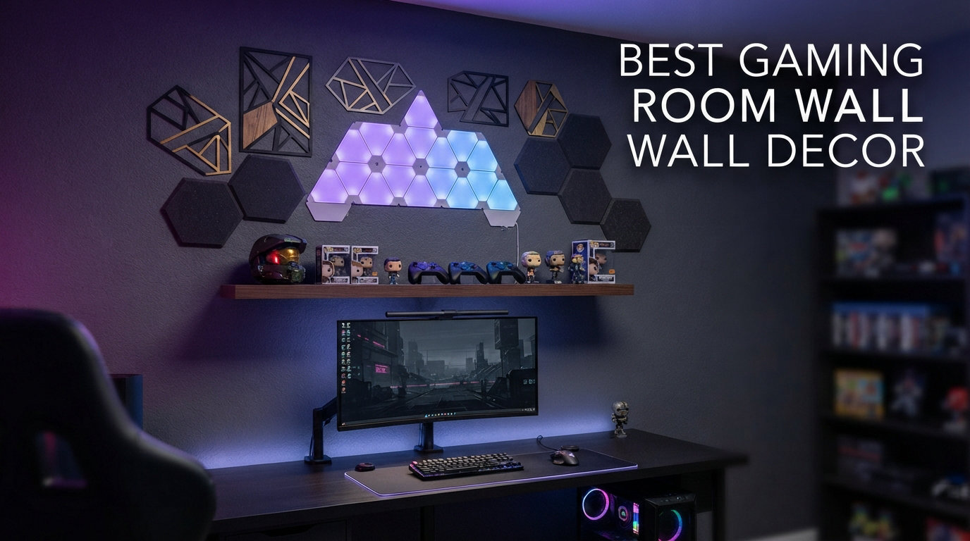 best gaming room wall decor