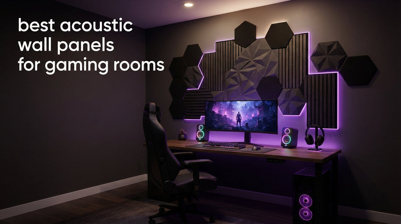 best acoustic wall panels for gaming rooms