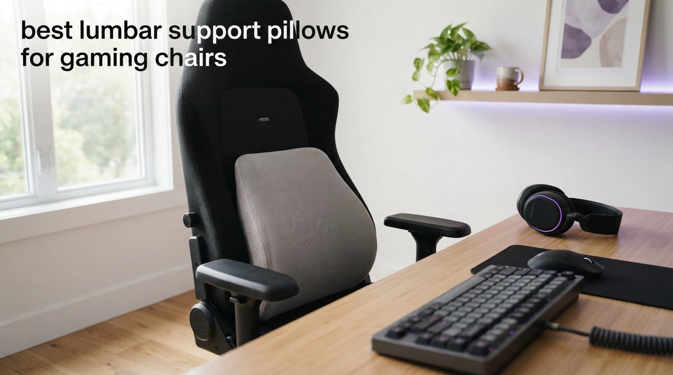 best lumbar support pillows for gaming chairs