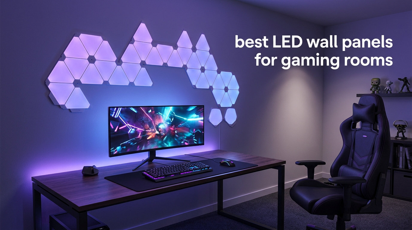 best LED wall panels for gaming rooms