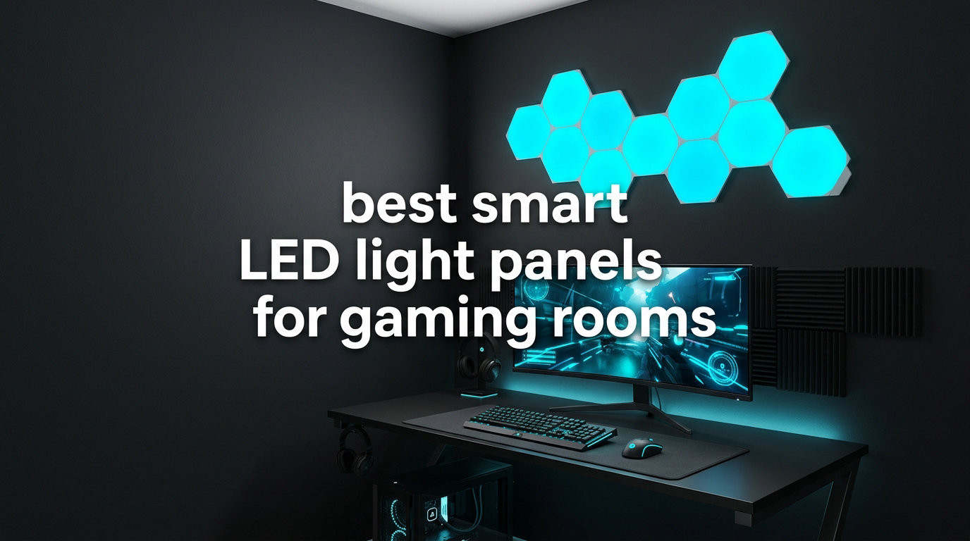 best smart LED light panels for gaming rooms