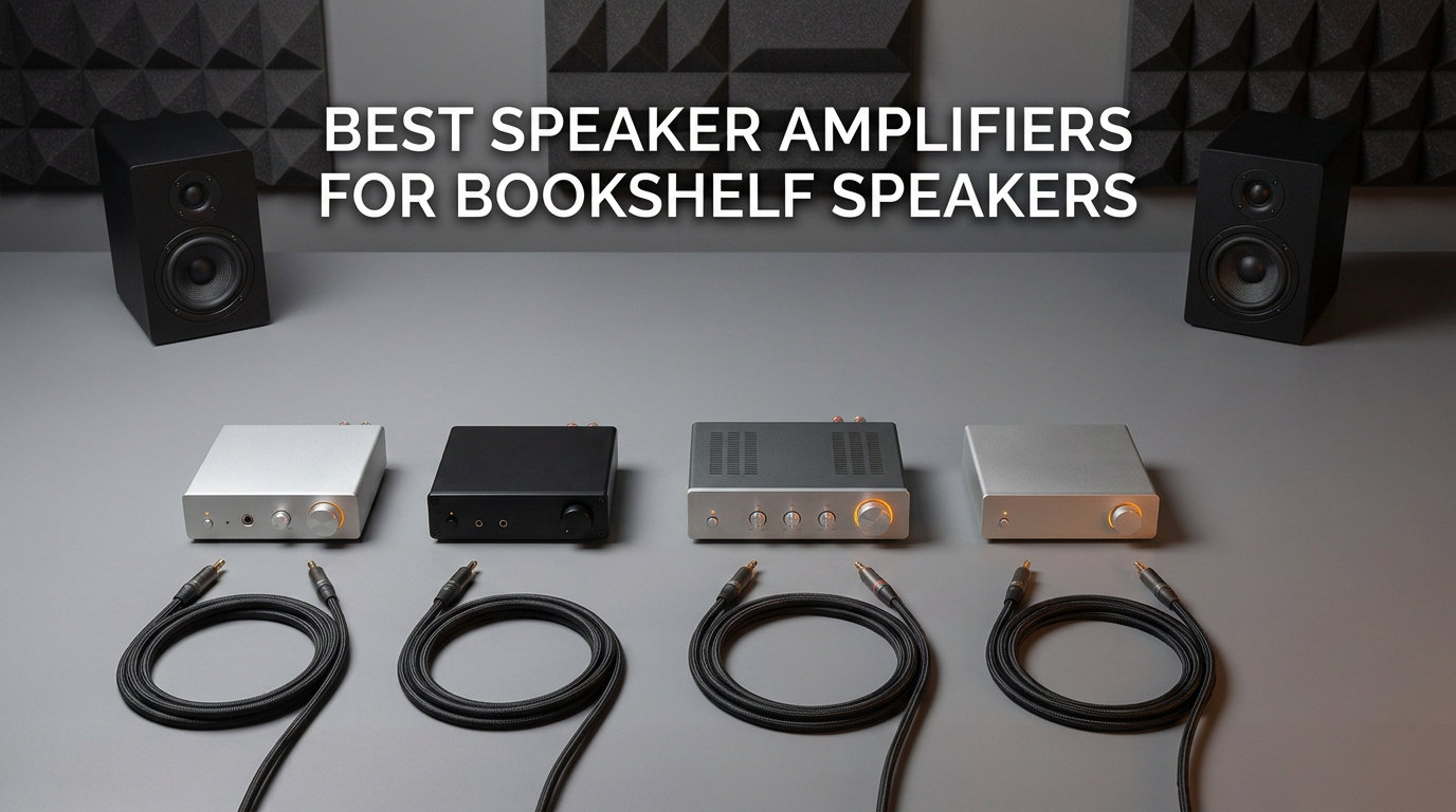 best speaker amplifiers for bookshelf speakers