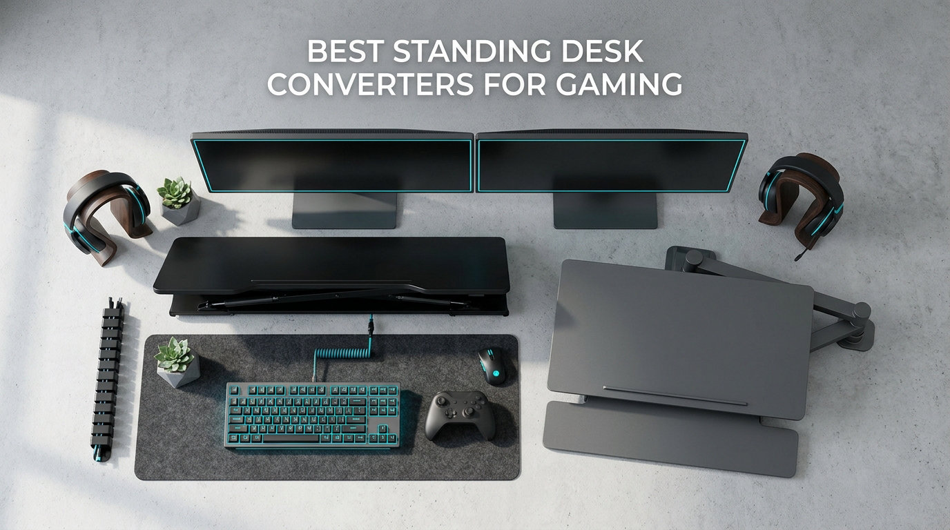 best standing desk converters for gaming