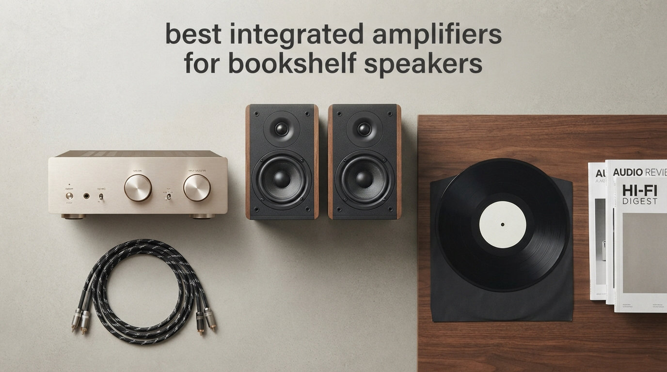 best integrated amplifiers for bookshelf speakers