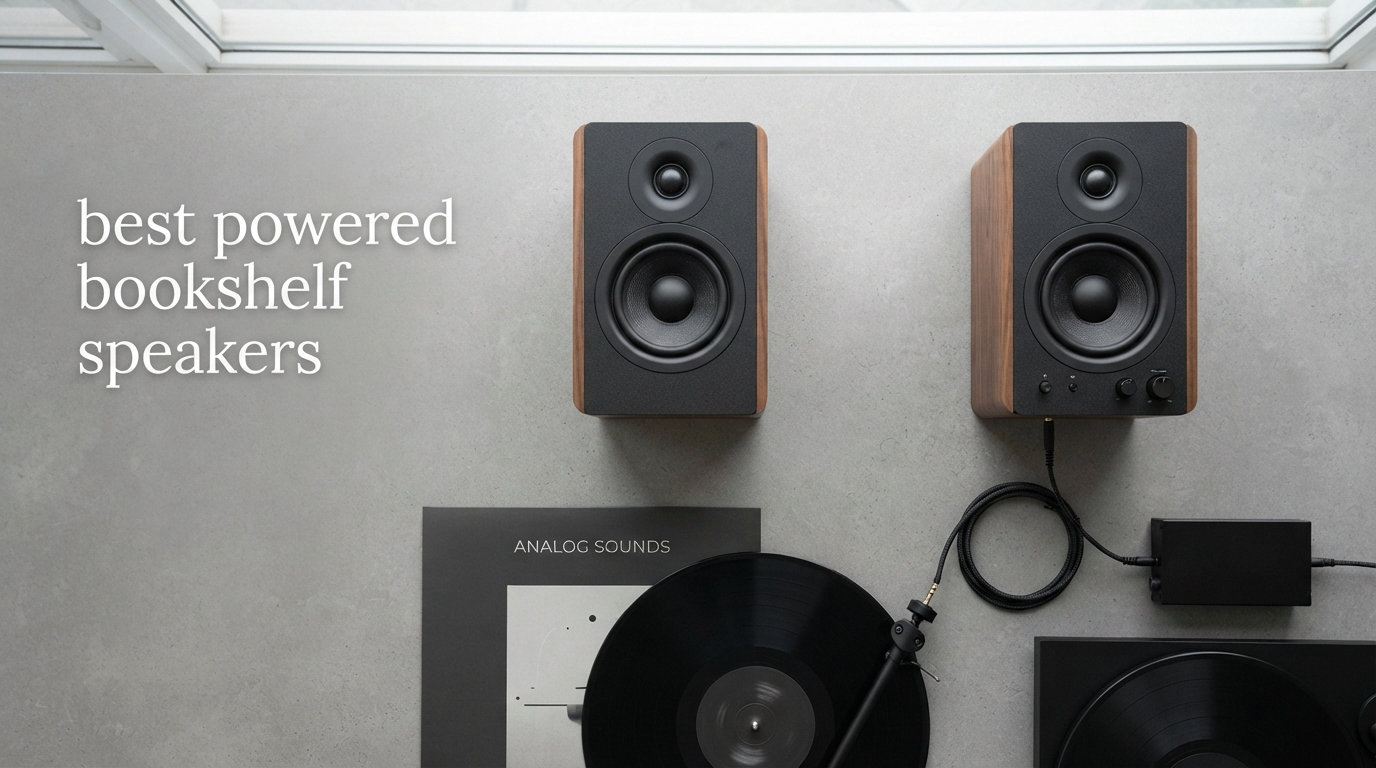 best powered bookshelf speakers