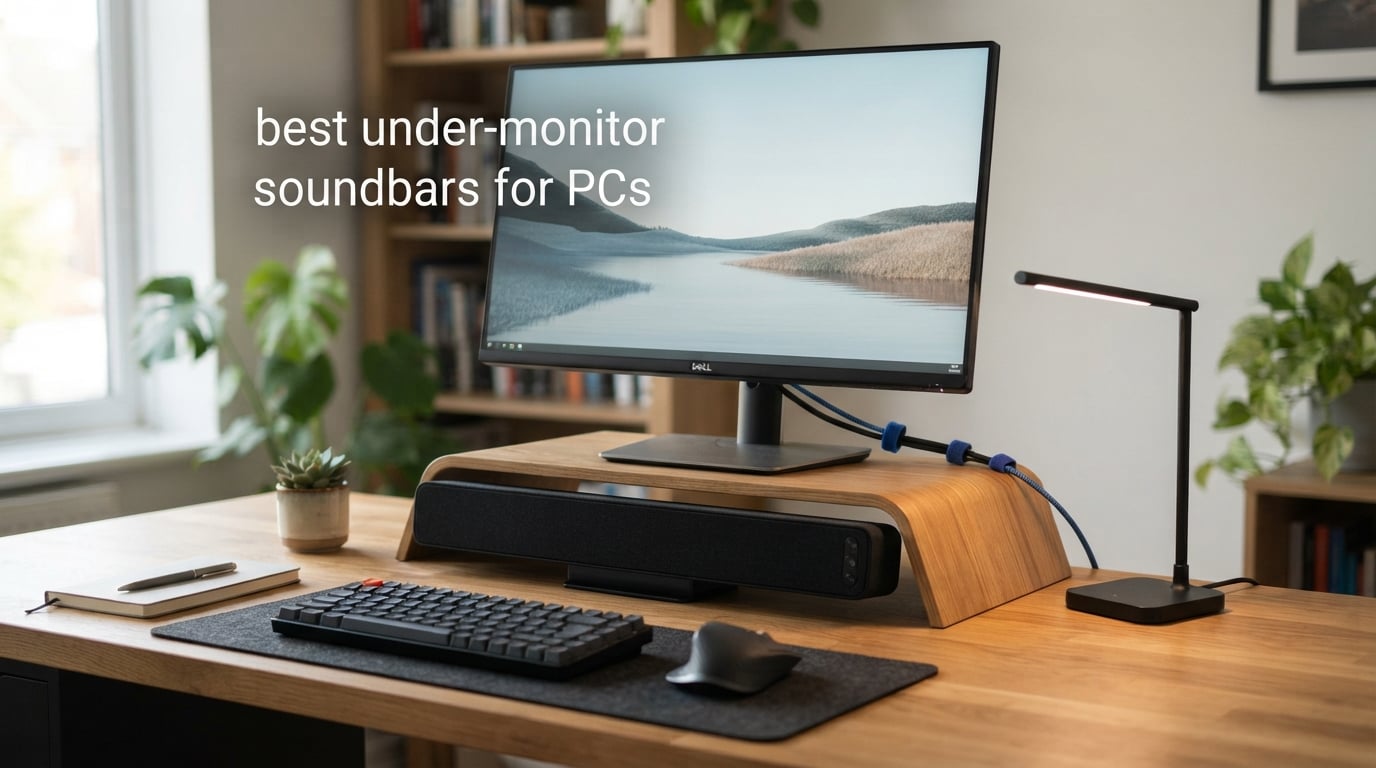 best under-monitor soundbars for PCs