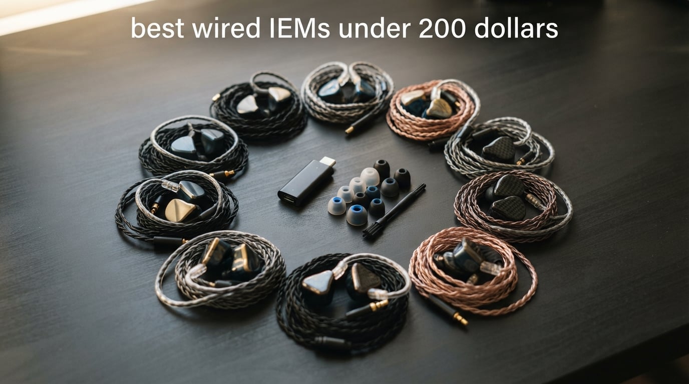 best wired IEMs under 200 dollars