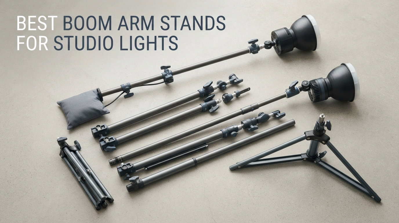 best boom arm stands for studio lights