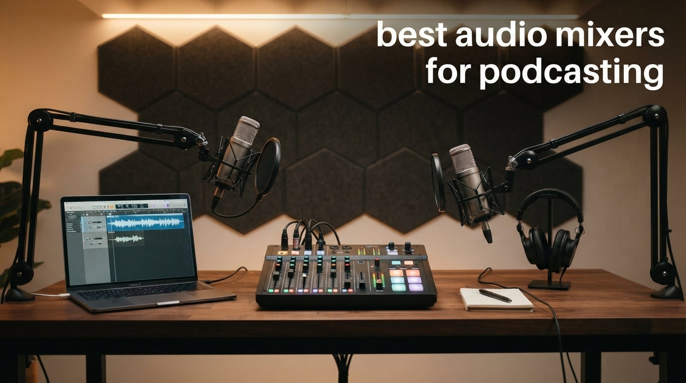 best audio mixers for podcasting
