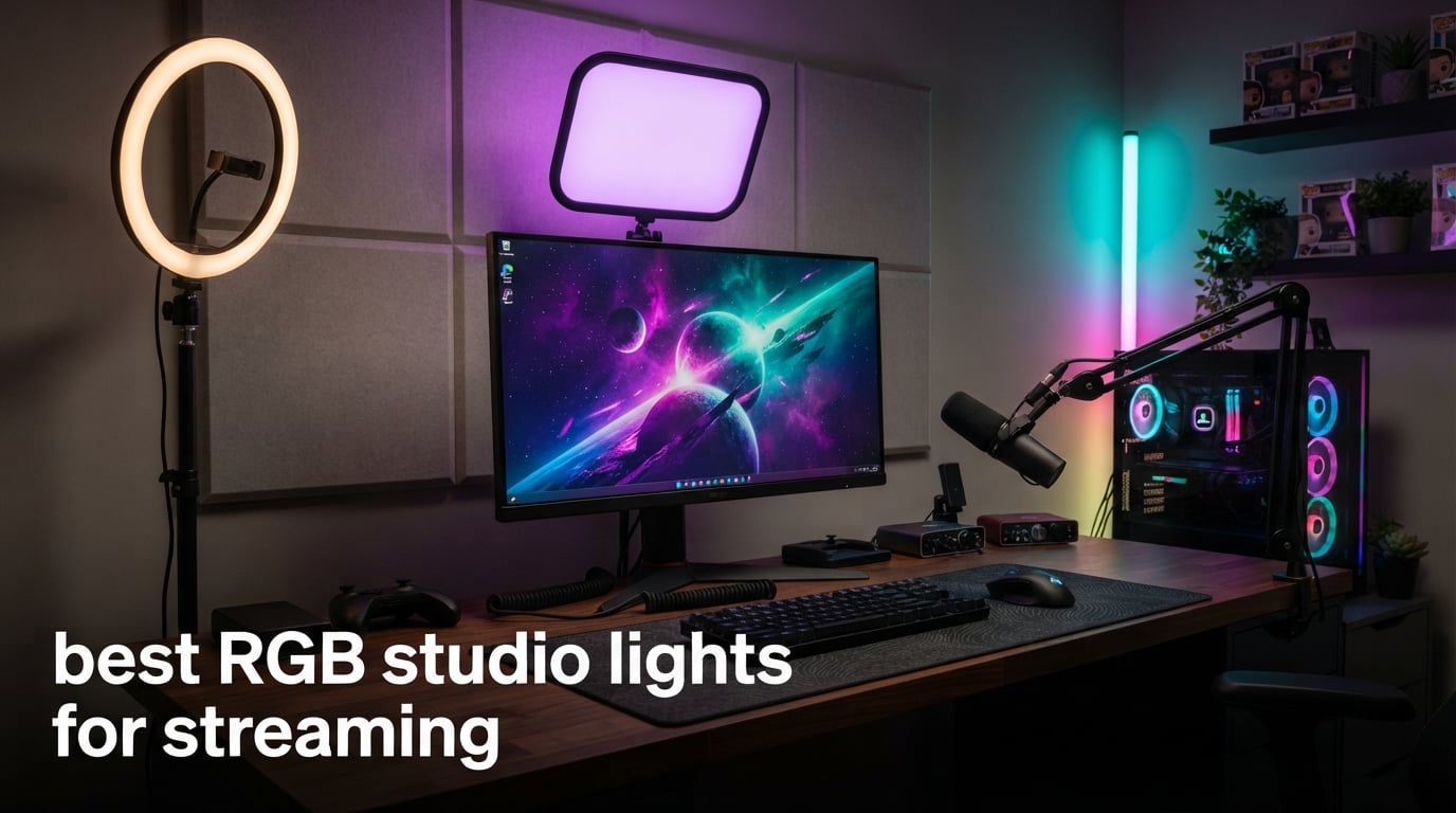 best RGB studio lights for streaming