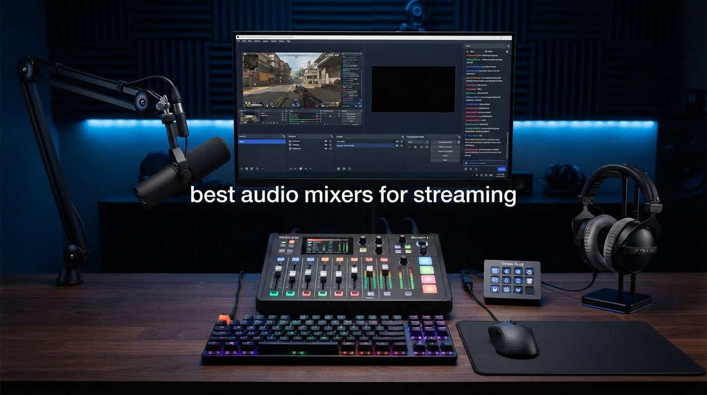 best audio mixers for streaming