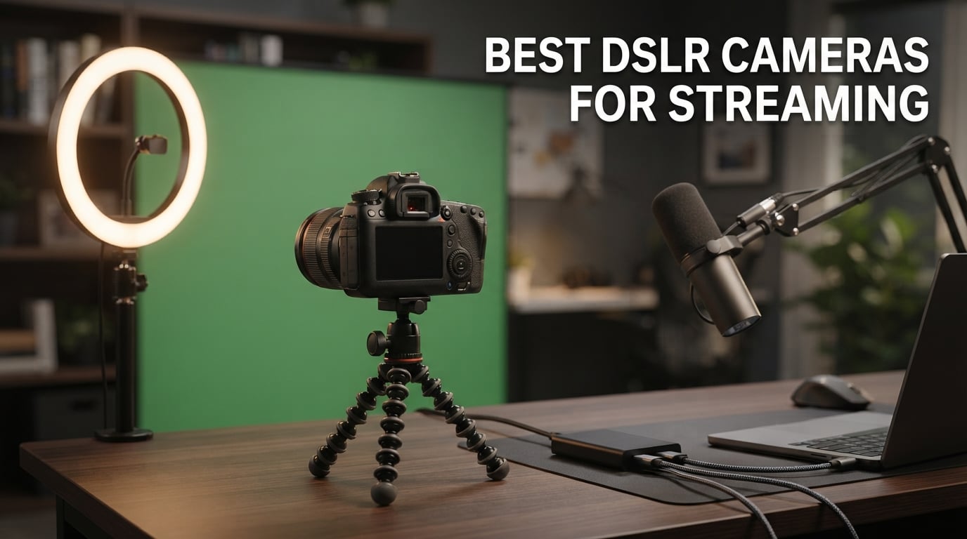 best DSLR cameras for streaming