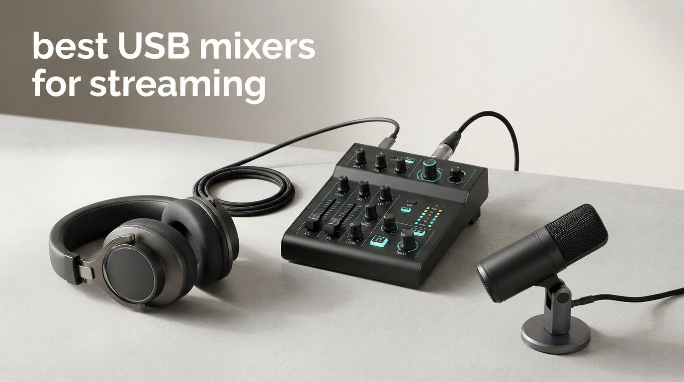 best USB mixers for streaming