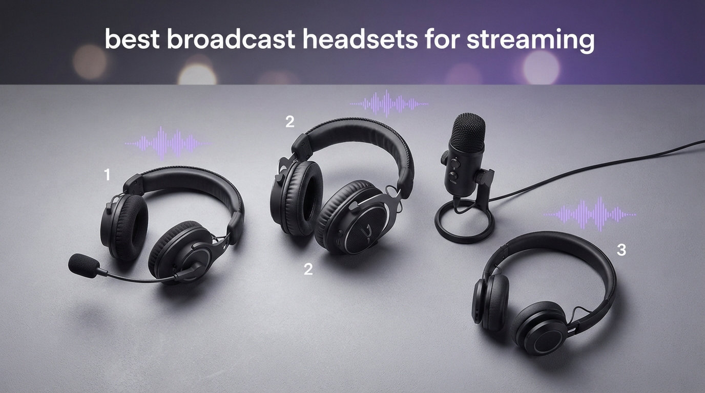 best broadcast headsets for streaming