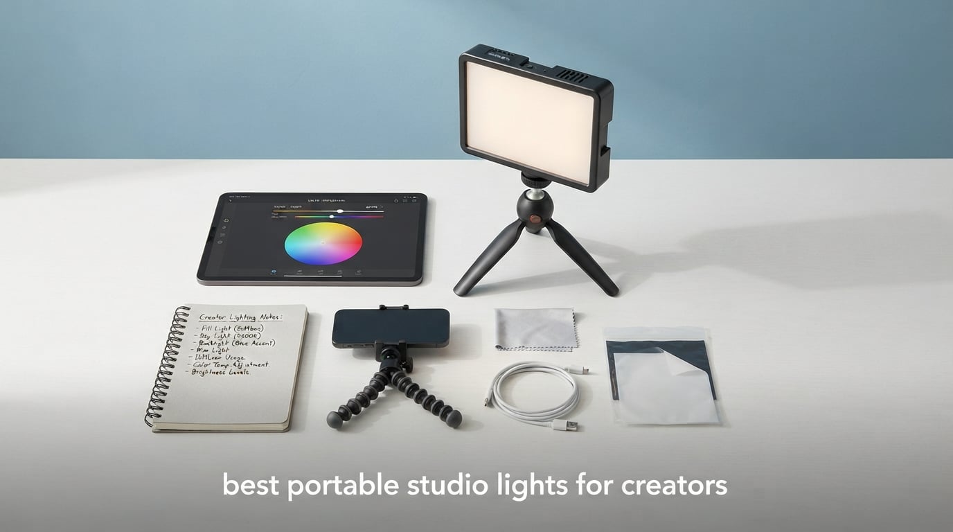 best portable studio lights for creators