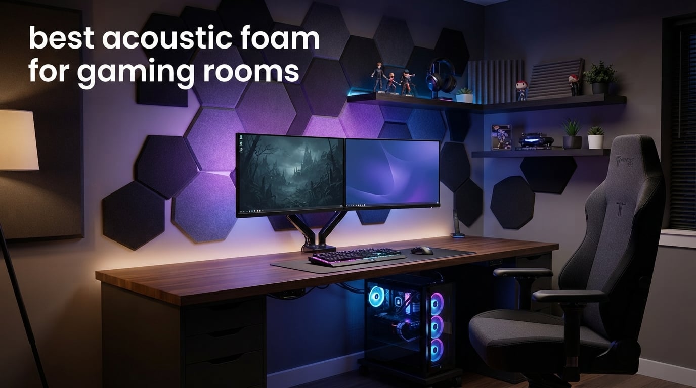 best acoustic foam for gaming rooms