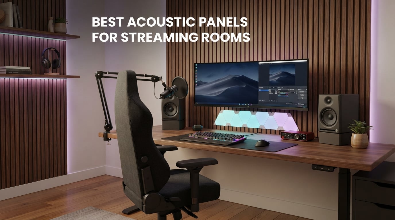 best acoustic panels for streaming rooms