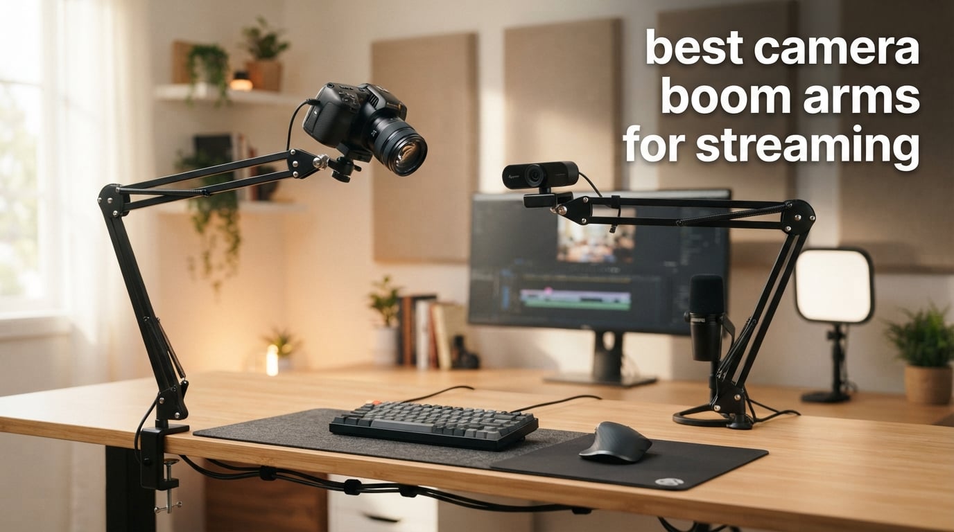 best camera boom arms for streaming