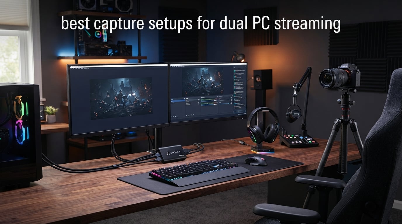 best capture setups for dual PC streaming