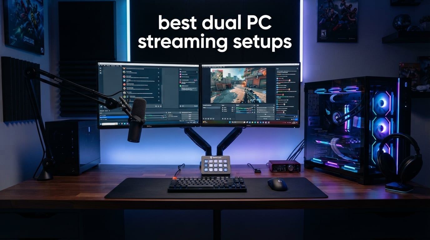 best dual PC streaming setups