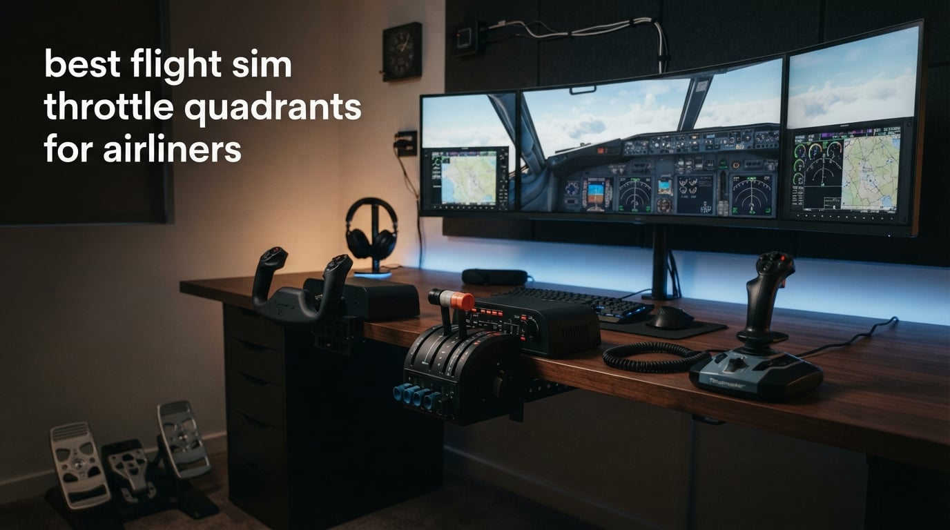 best flight sim throttle quadrants for airliners