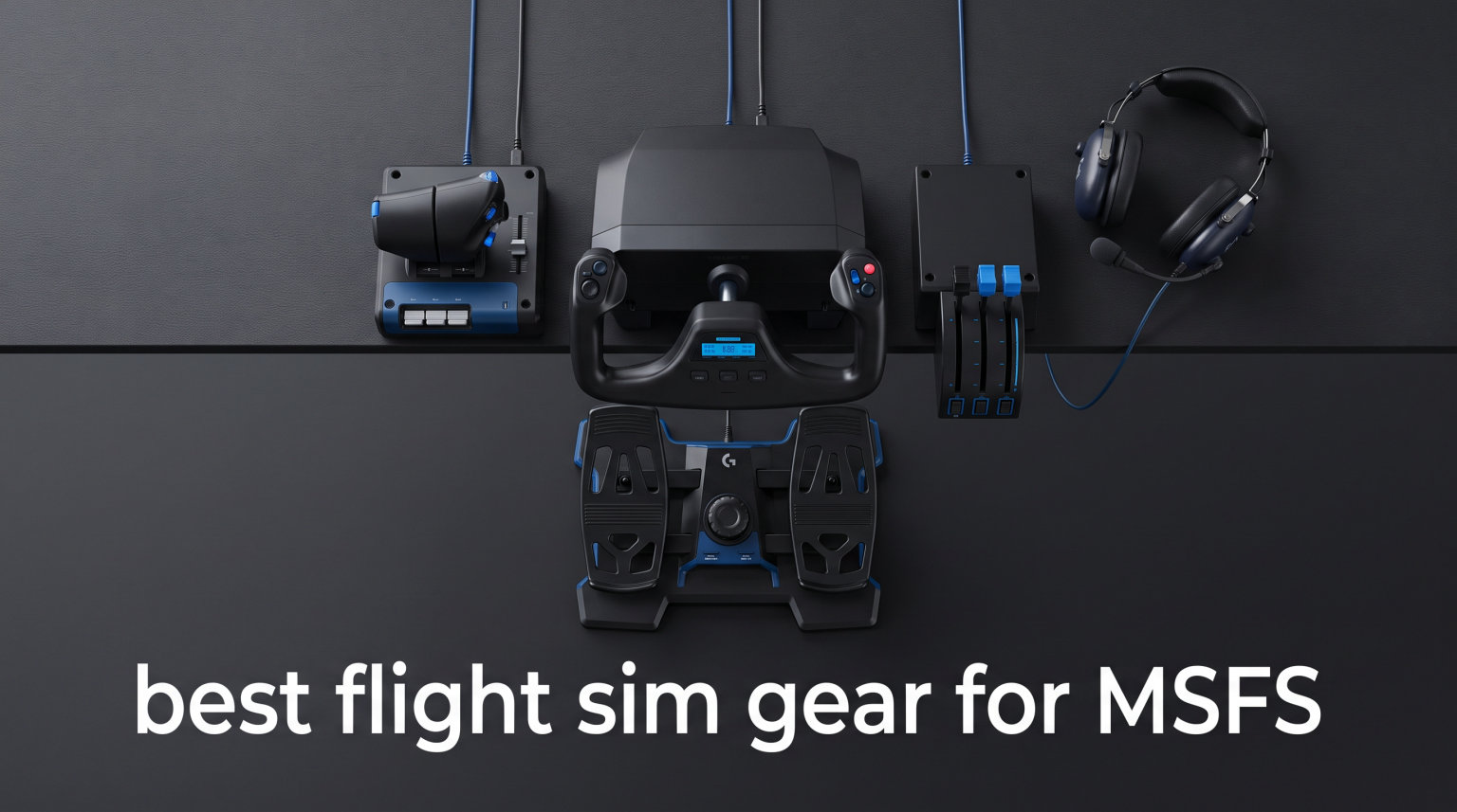 best flight sim gear for MSFS